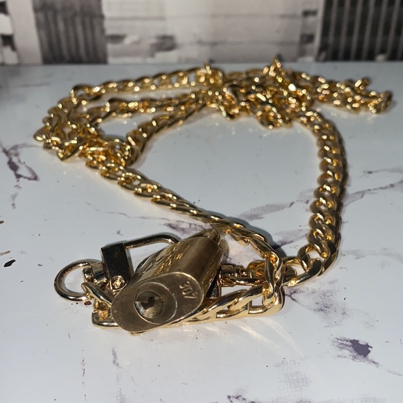 Authentic Louis Vuitton Lock with Chain - Picture 11 of 14
